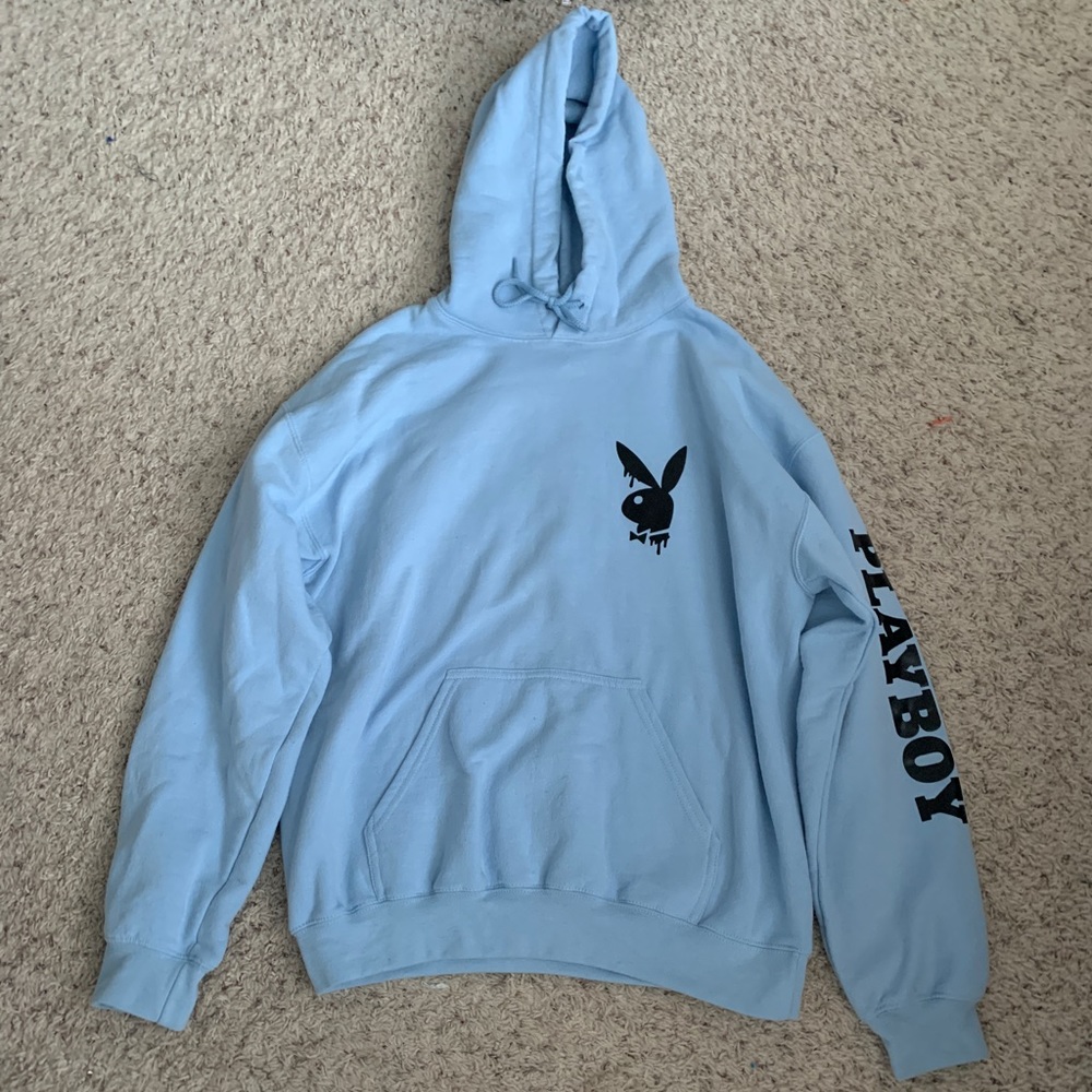 SOLD PLAYBOY Blue Hoodie